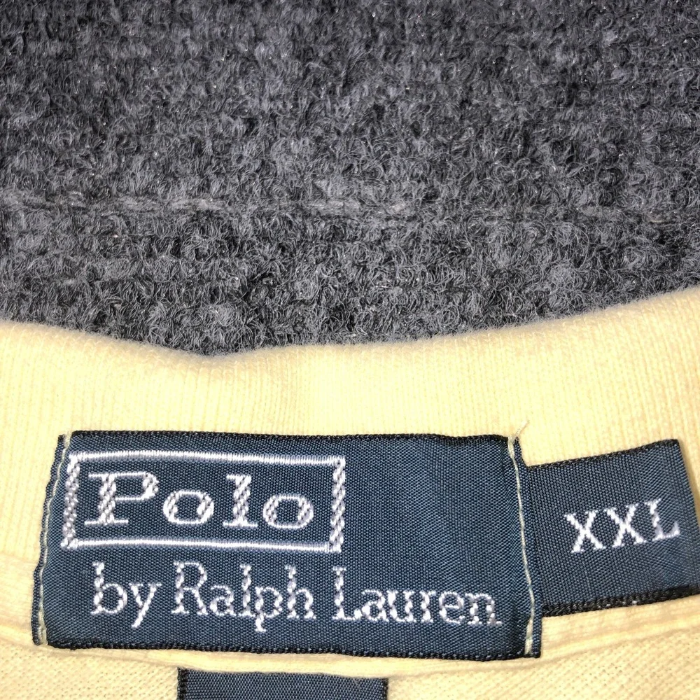 Ralph Lauren Polo Men's Polo Sz XXL Yellow Blue Pony